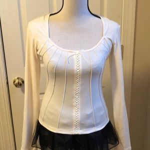 NWT- NY and Company Cream Shirt